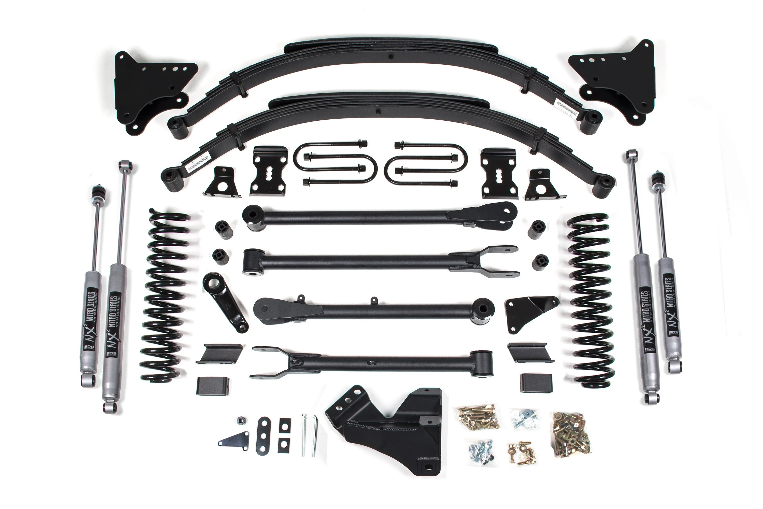 4 Inch Lift Kit w/ 4-Link | Ford F250/F350 Super Duty (11-16) 4WD | Gas - Image 3