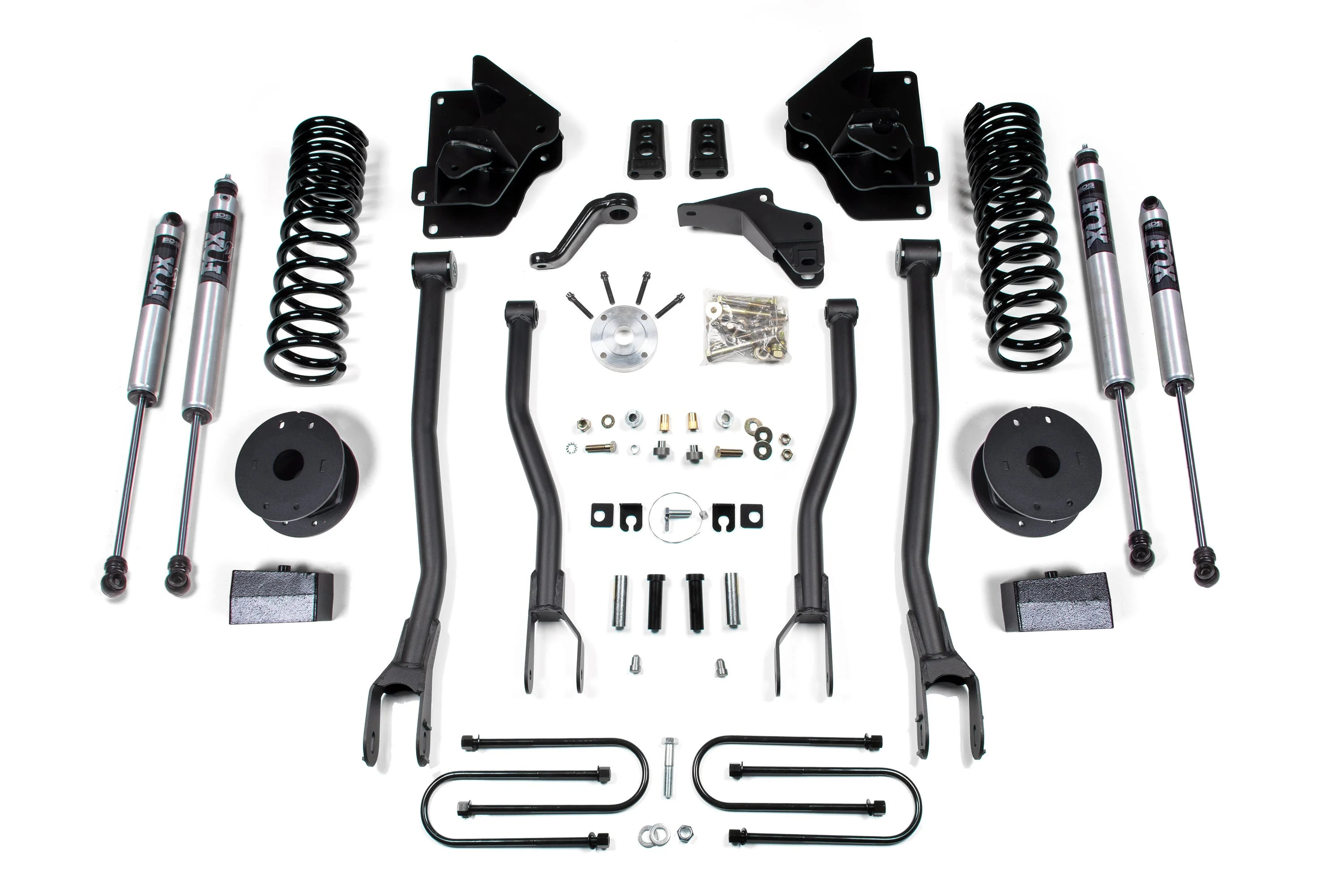 4 Inch Lift Kit w/ 4-Link | Ram 3500 w/ Rear Air Ride (13-18) 4WD | Diesel - Image 2