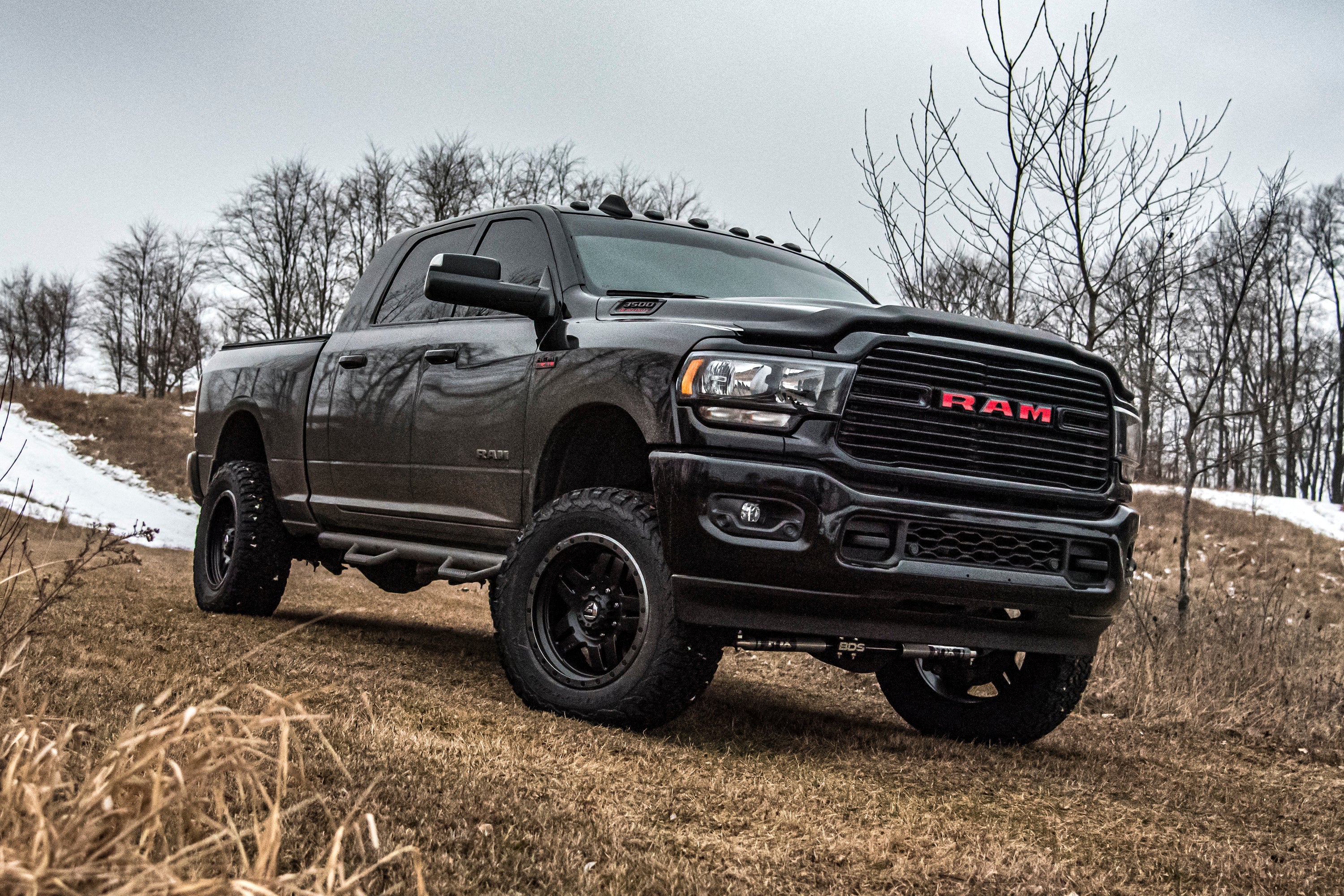 4 Inch Lift Kit w/ Radius Arm | 3 Inch Rear Block | Ram 3500 (19-24) 4WD | Diesel - Image 2