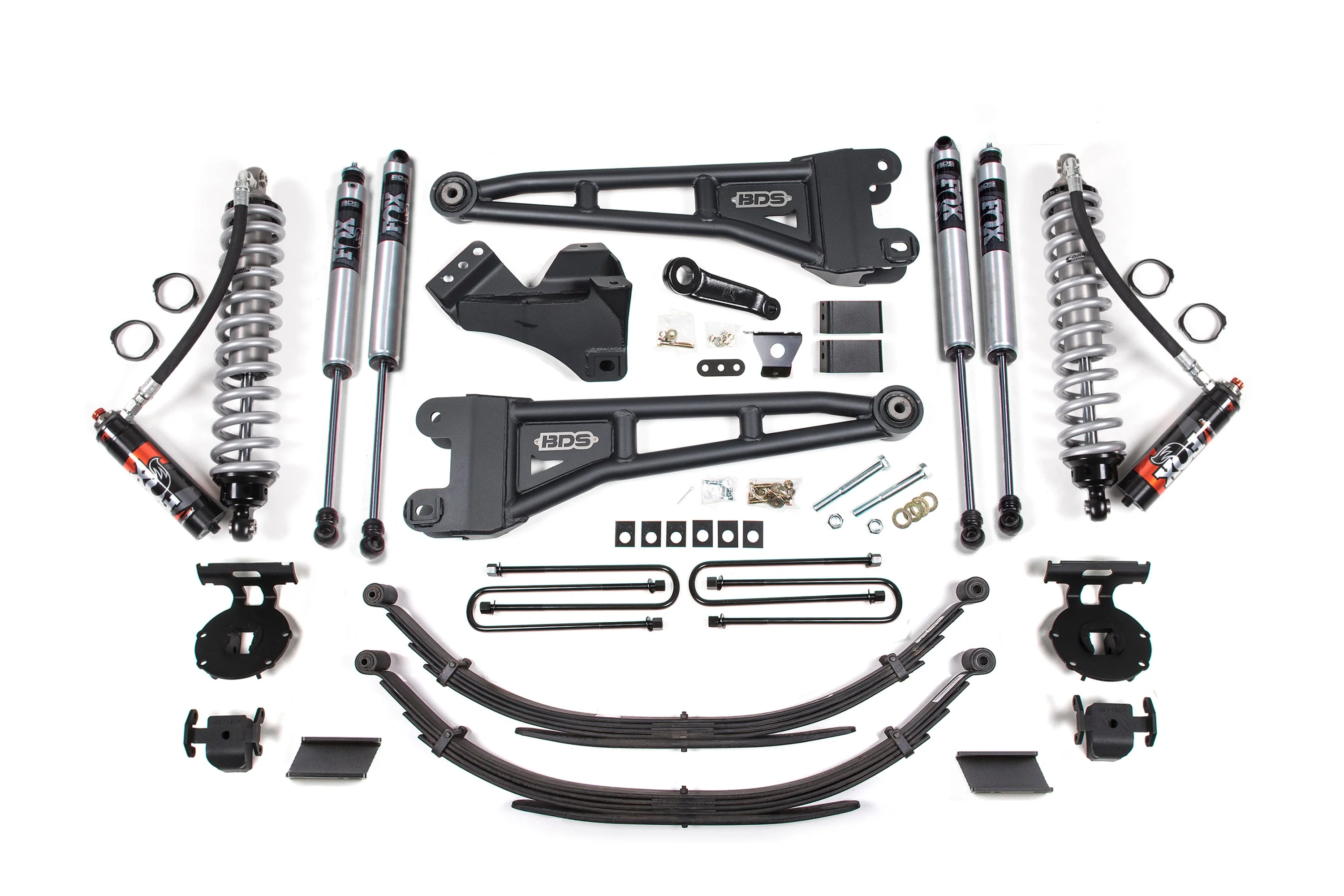 4 Inch Lift Kit w/ Radius Arm | FOX 2.5 Performance Elite Coil-Over Conversion | Ford F250/F350 Super Duty (11-16) 4WD | Diesel - Image 2
