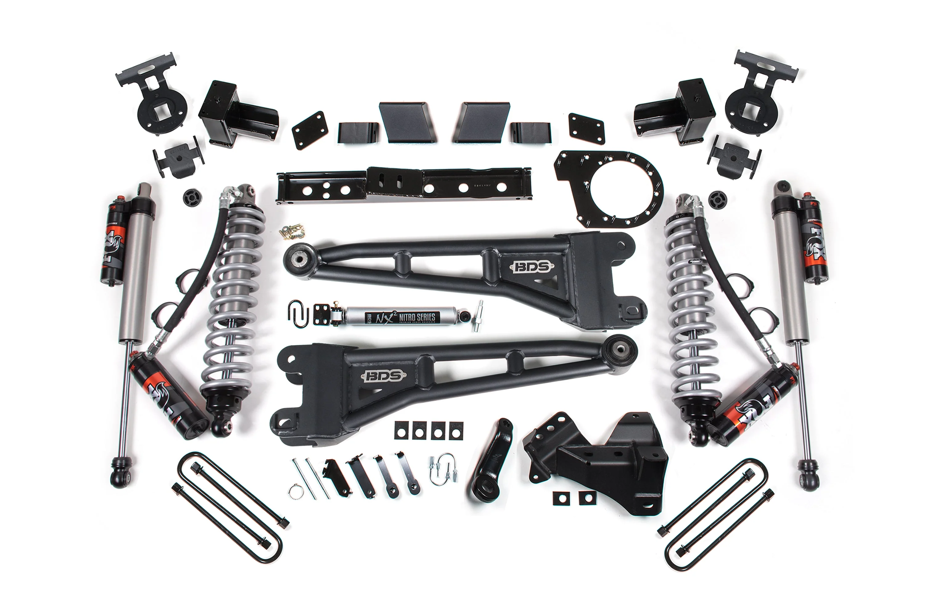 7 Inch Lift Kit w/ Radius Arm | FOX 2.5 Coil-Over Conversion - Performance Elite | Ford F250/F350 Super Duty (23-25) 4WD | Diesel - Image 2