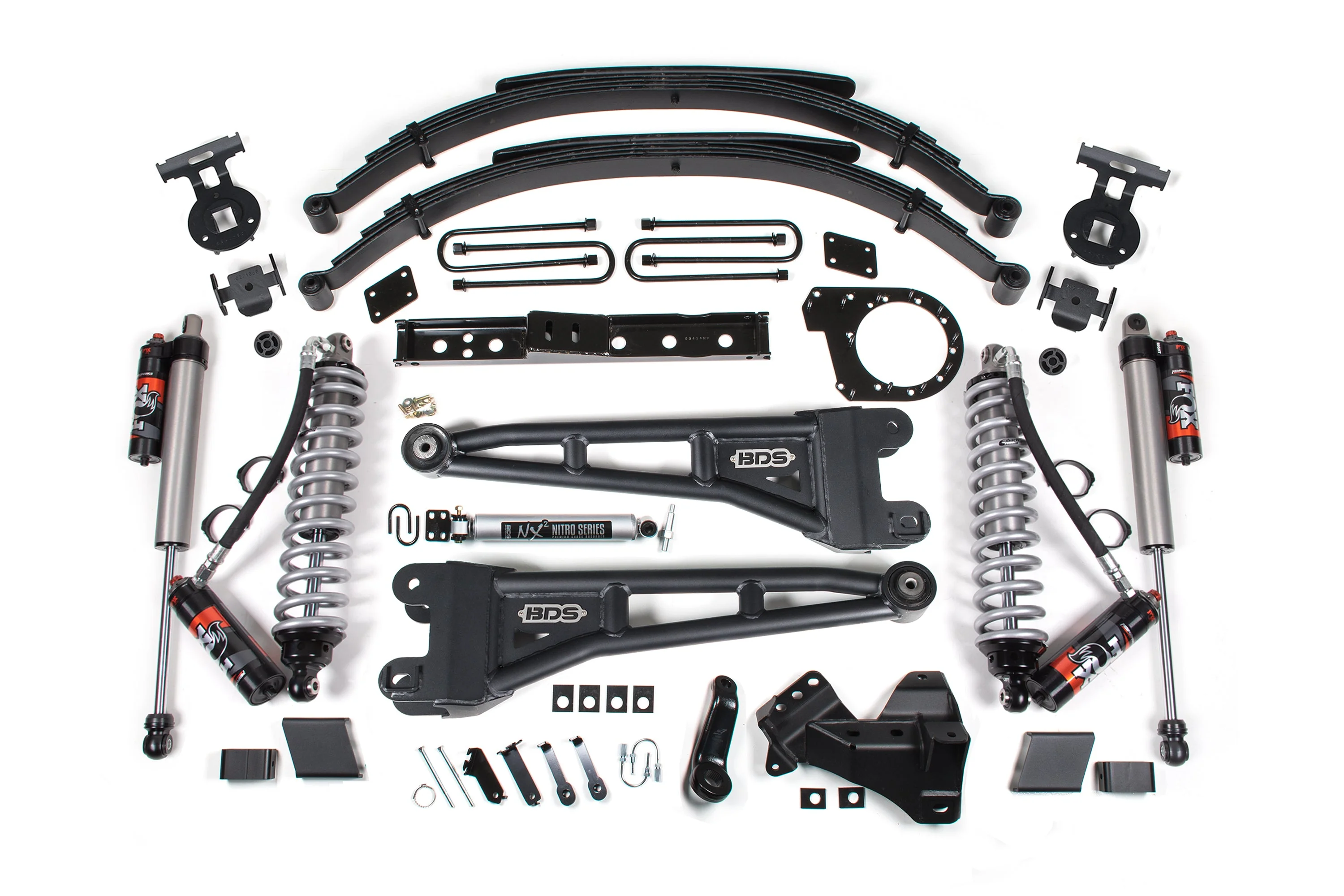 7 Inch Lift Kit w/ Radius Arm | FOX 2.5 Coil-Over Conversion - Performance Elite | Ford F250/F350 Super Duty (23-25) 4WD | Diesel - Image 3