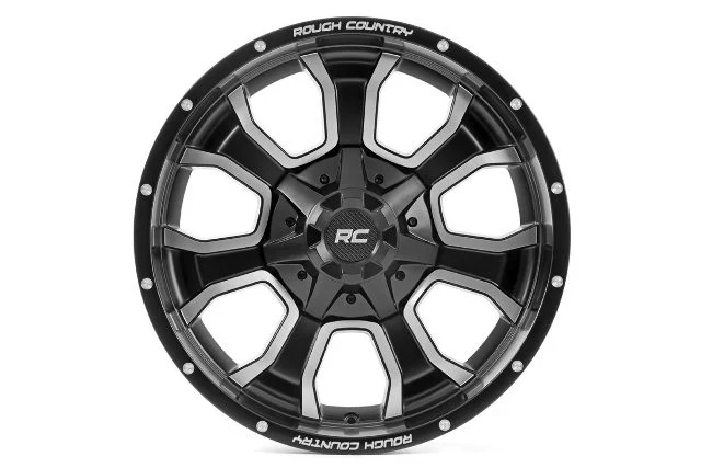 Rough Country 93 Series Wheel One-Piece Machined Black 20x10 6x5.5/6x135 -18mm 93201012 - Image 3