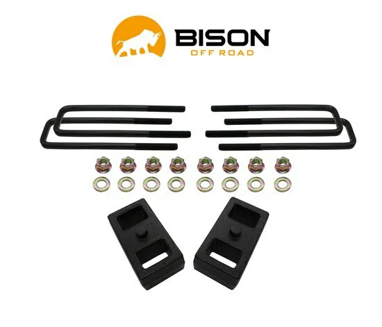 Bison Off Road 2'' Cast Rear Block Kit GM Silverado/ Sierra 2500 HD 11-24 - Image 7