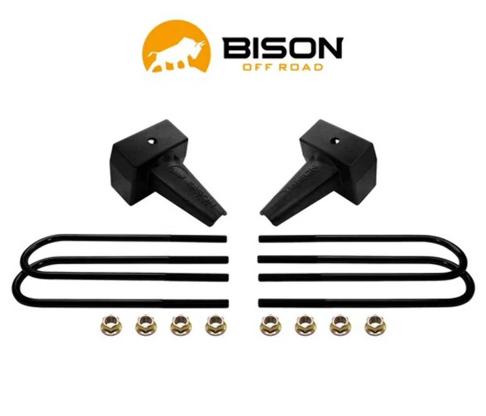 Bison Off Road 5" Rear Block Kit for Ford Super Duty 2011-2022 2pc Drive Shaft - Image 3