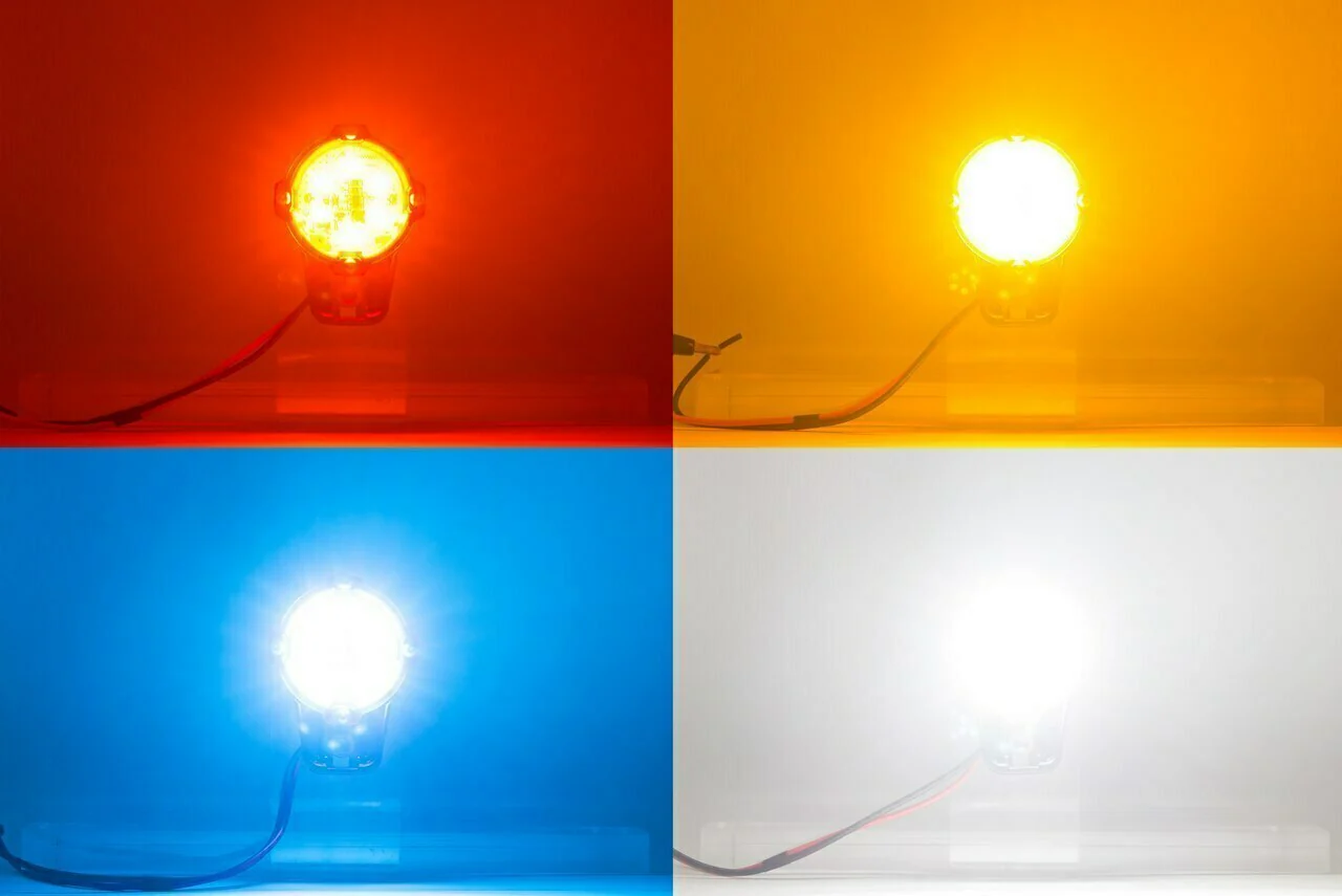 Bison Off Road YAK! LED Lighting Kit, Universal 600 Lumen Light Kit Red 4 Pack - Image 4
