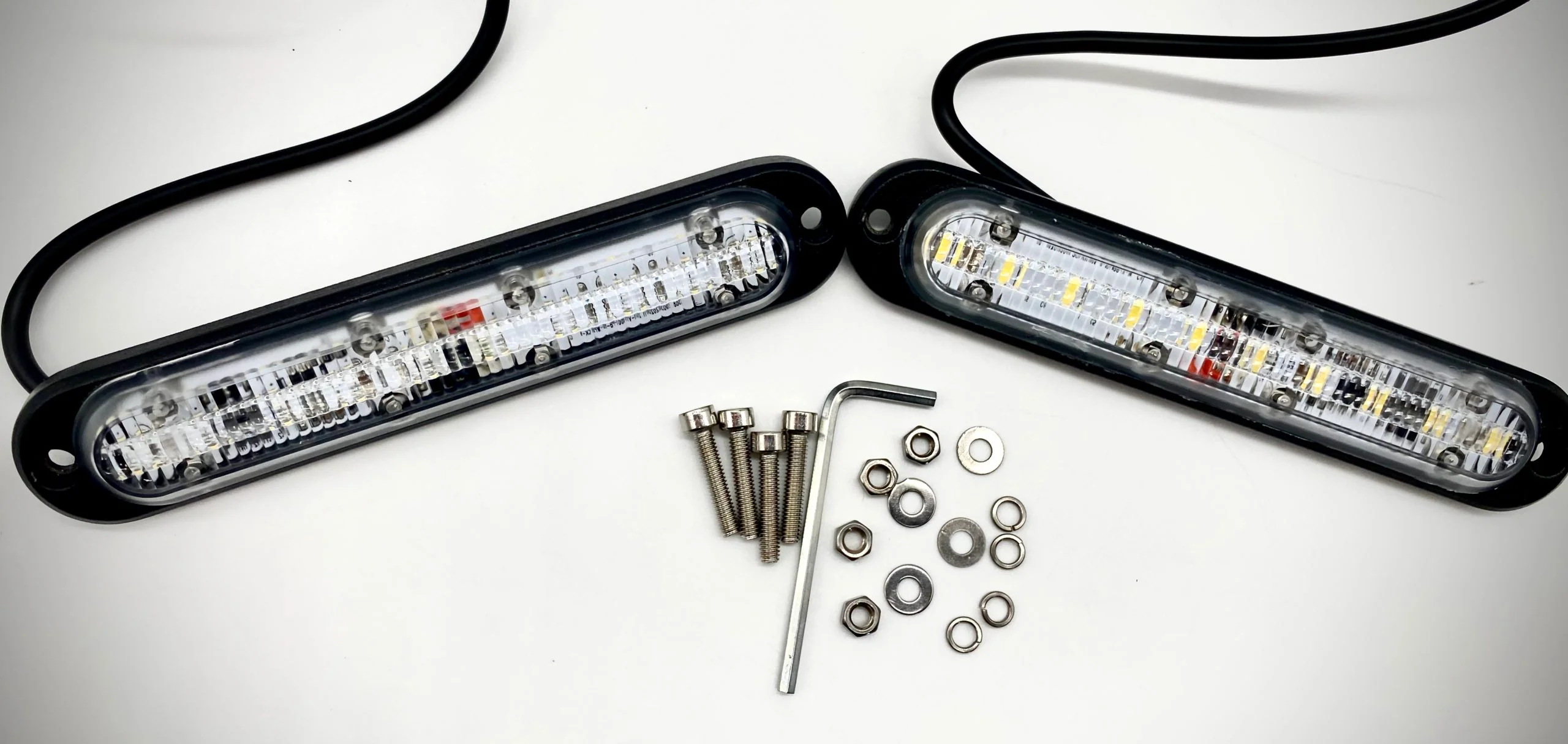 Code 4 LED Flush Mount Light Bars (C4-FLM-4) - 4" Clear