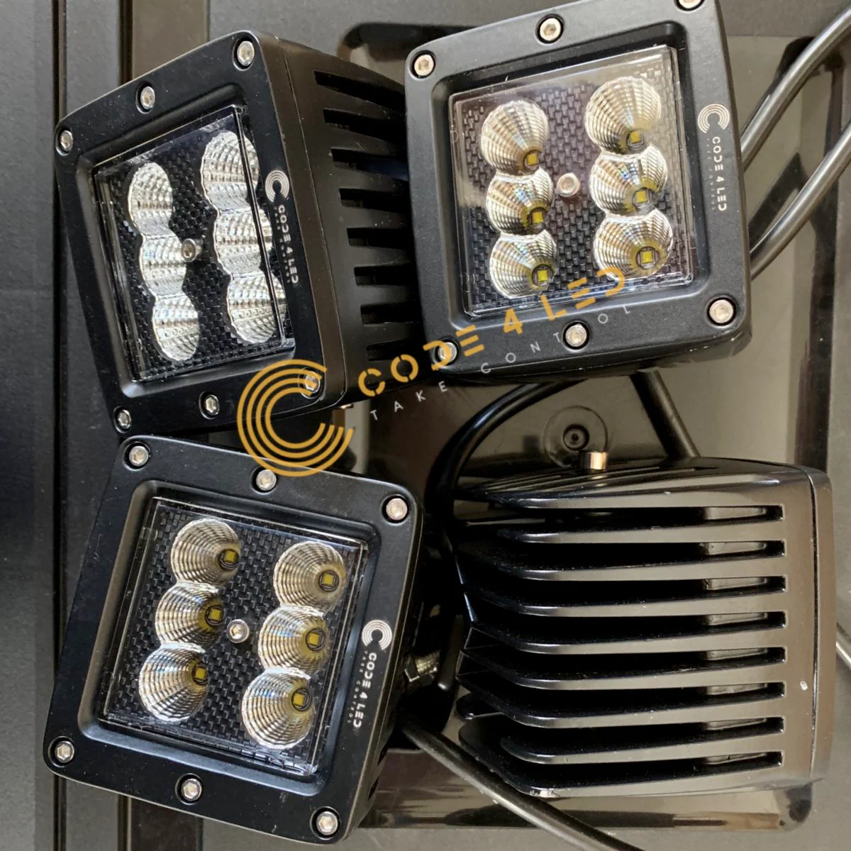Code 4 LED Supply JL A Pillar Pod Light Kit (C4-JL4POD-PK) - Image 3