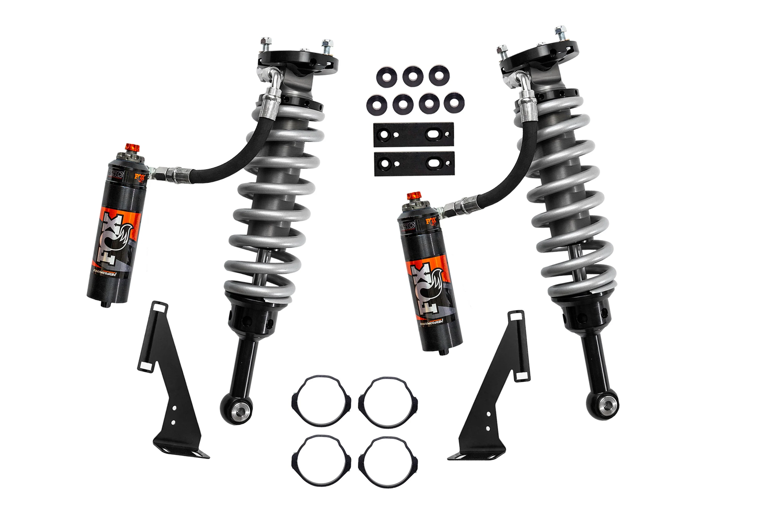 FOX 2.5 Coil-Over Shocks w/ DSC Reservoir | 2-3 Inch Lift | Performance Elite Series | Toyota Tacoma (05-23) 4WD w/ UCA 883-06-178 - Image 4