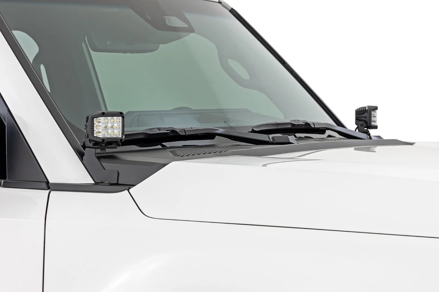 Rough Country LED Light Kit Ditch Mount 2" Spectrum Pair Spot for Toyota Land Cruiser 24-25 72118 - Image 2