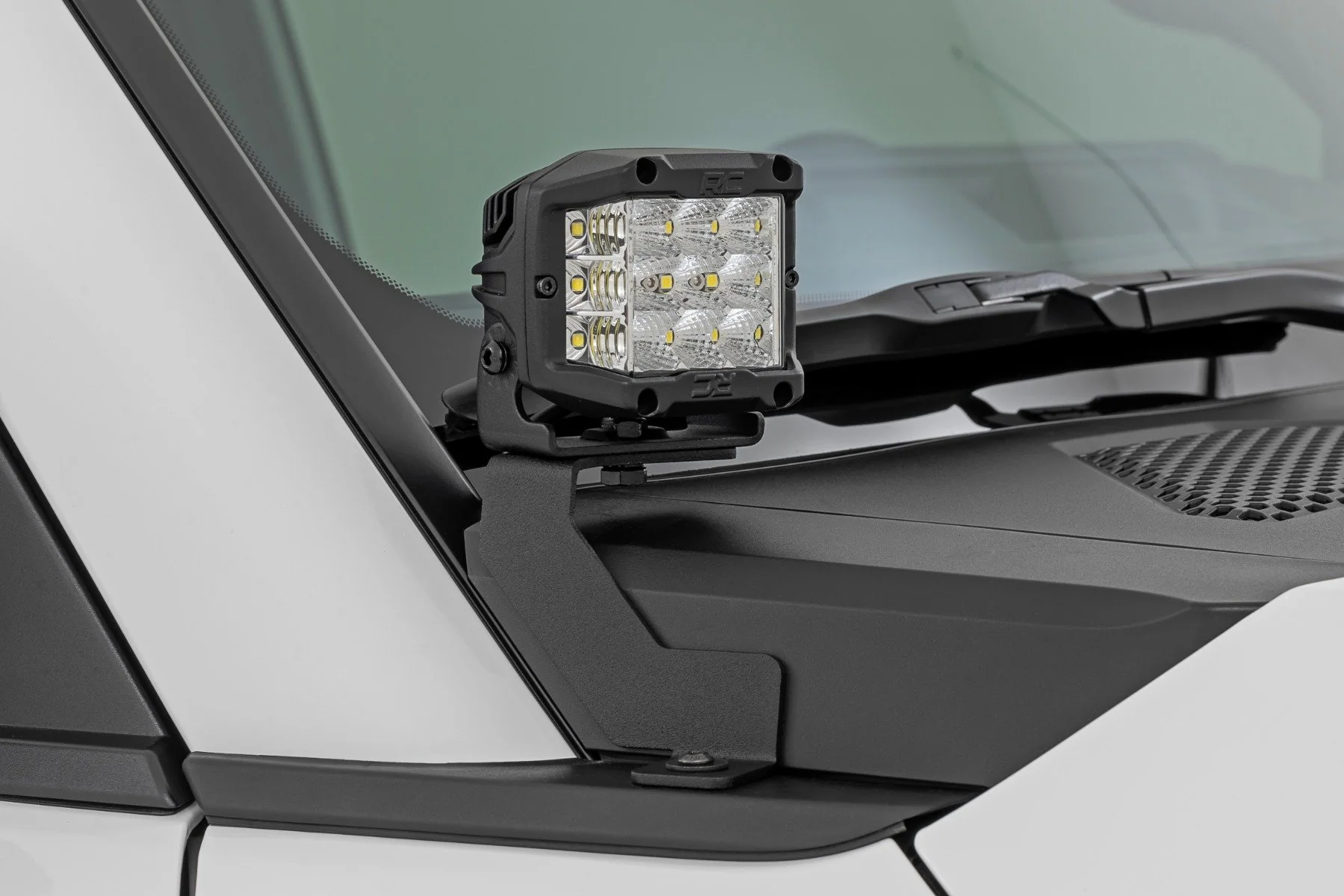 Rough Country LED Light Kit Ditch Mount 2" Spectrum Pair Spot for Toyota Land Cruiser 24-25 72118 - Image 3