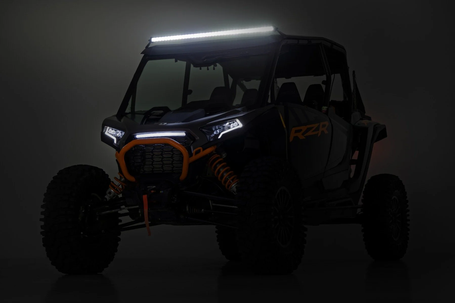 Rough Country LED Light Kit Front Mount 40" Black-Series Single Row Polaris RZR XP 4 1000 2024 93180 - Image 6