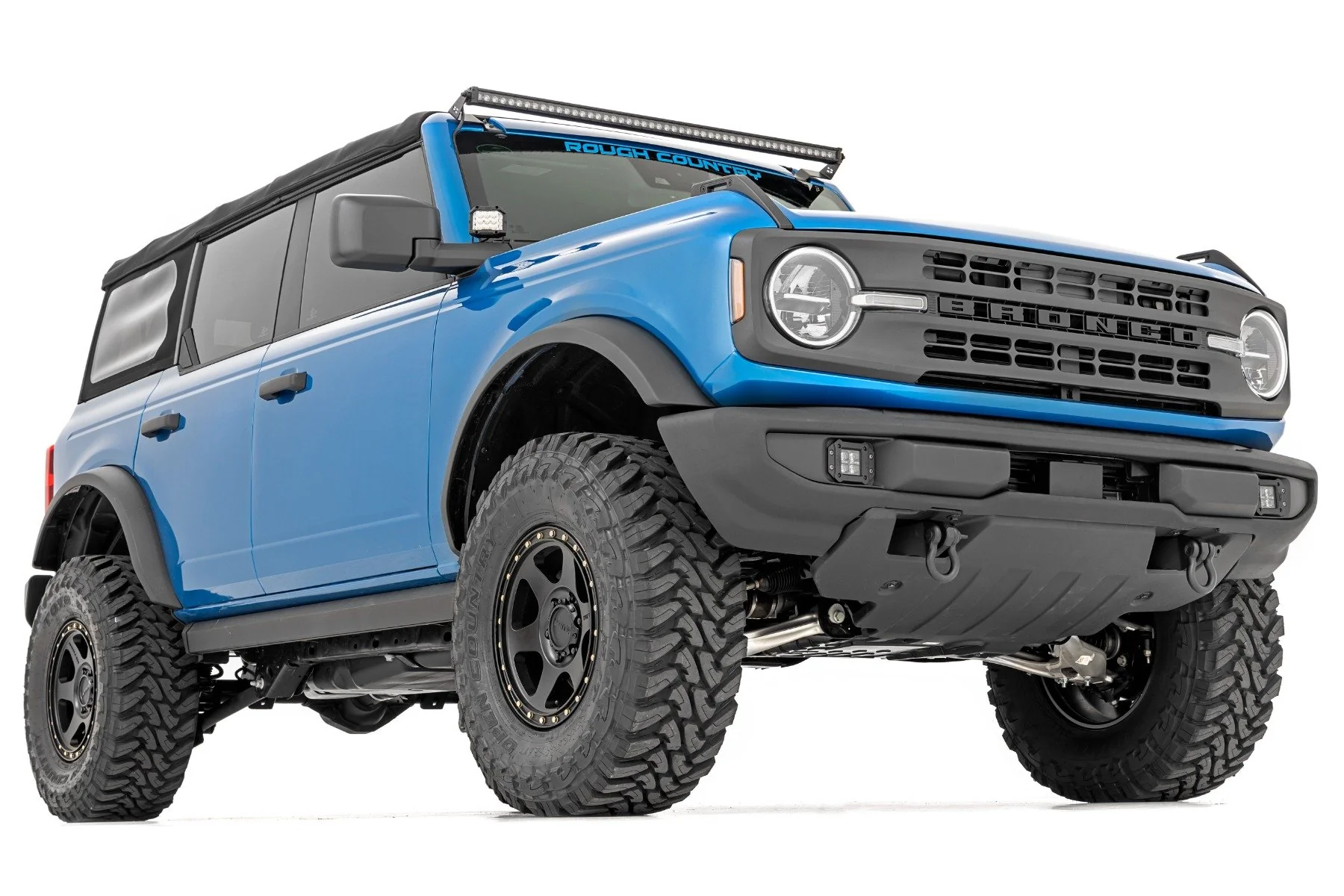 Rough Country LED Light Ditch Mount For Toyota Tundra 22+ 2" Black Pr White DRL 82043 - Image 4
