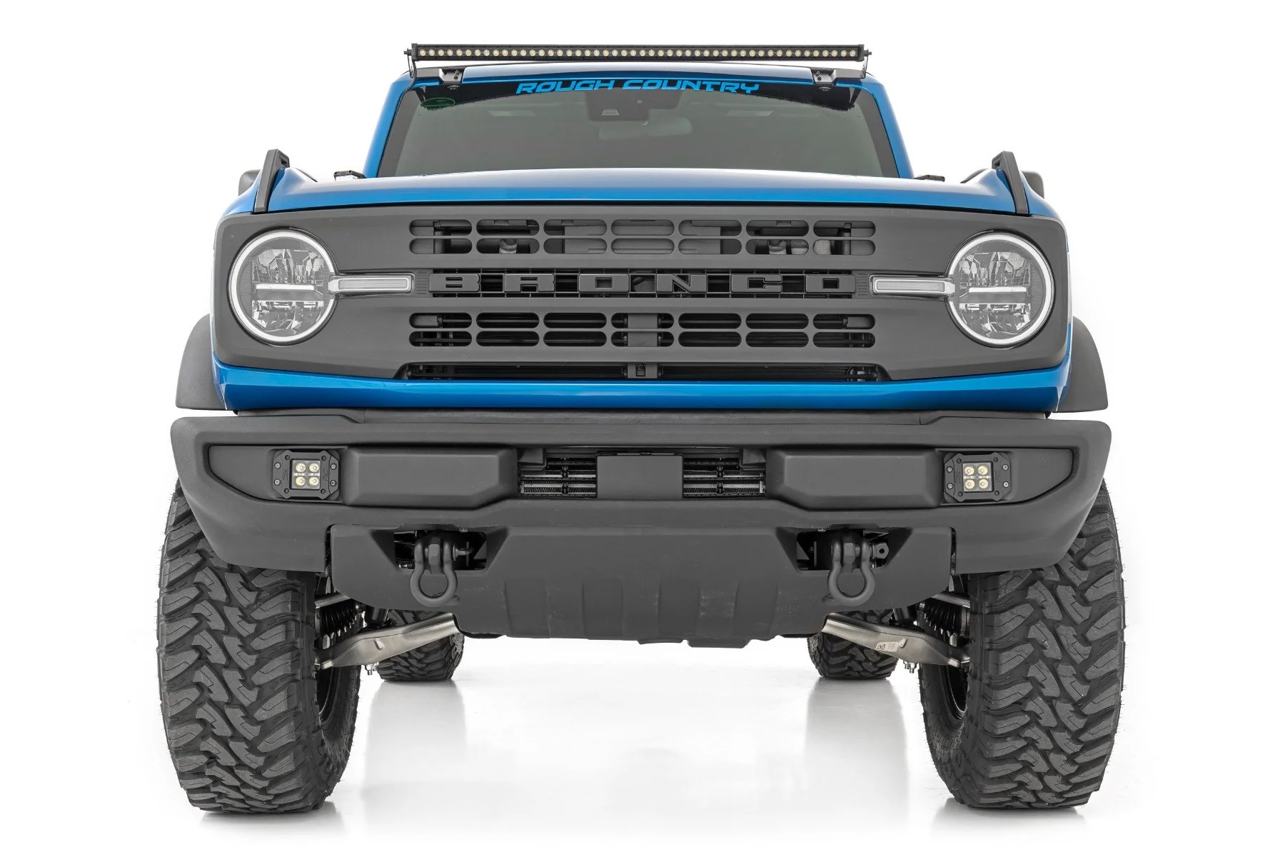 Rough Country LED Light Ditch Mount For Toyota Tundra 22+ 2" Black Pr White DRL 82043 - Image 5
