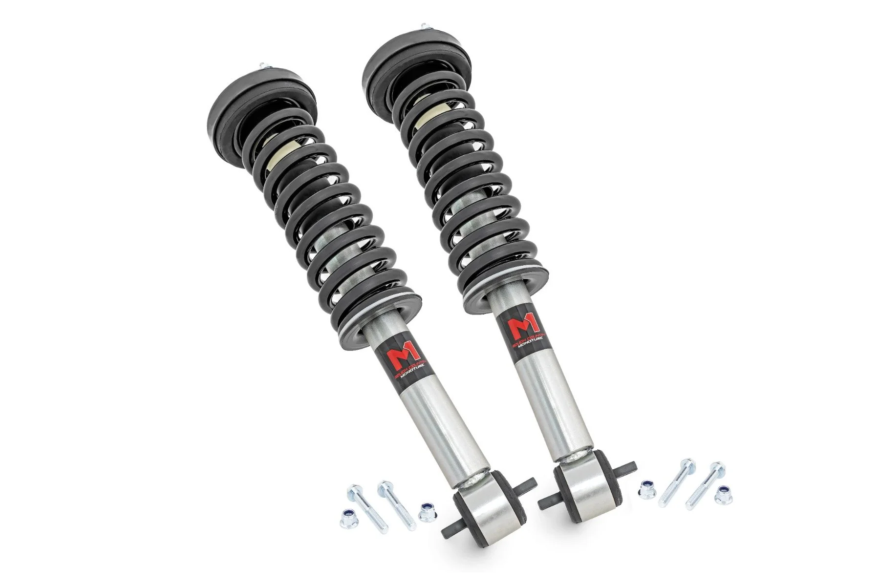 Rough Country M1 Adjustable Lowering Struts Monotube | -2" | Ford F-150 4WD (2014-2025) 502190
