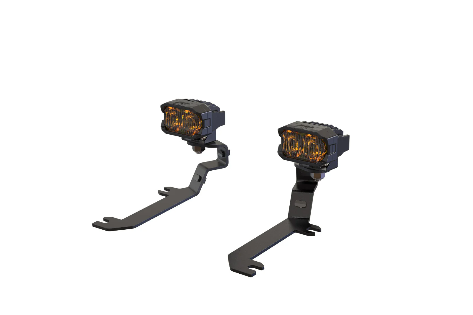 Morimoto 2Banger Ditch Light Kit: 2019+ Silverado 1500 (NCS White SAE Wide Beam)
