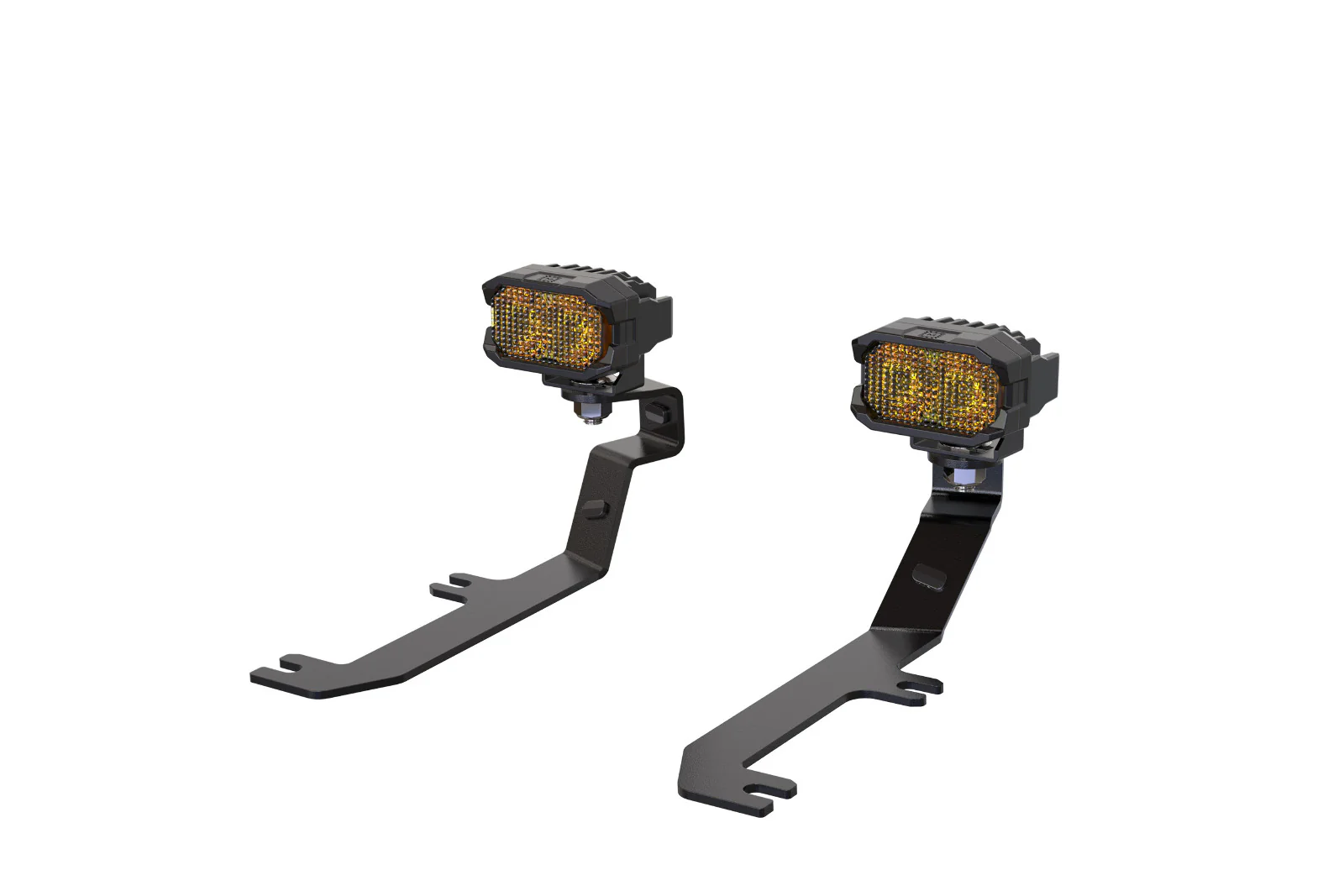 Morimoto 2Banger Ditch Light Kit: 2020+ Sierra HD (NCS Yellow SAE Wide Beam)