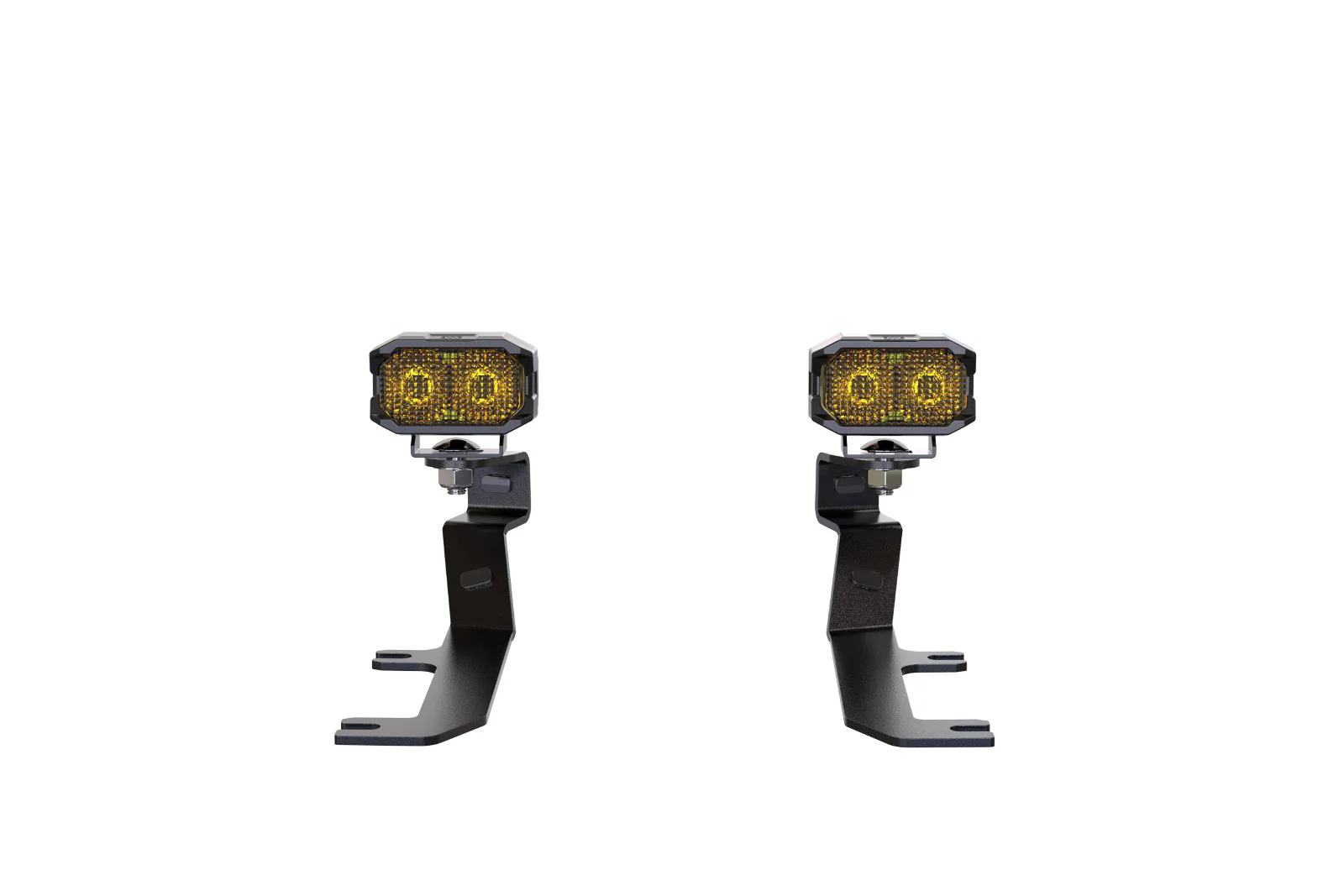 Morimoto 2Banger Ditch Light Kit: 2020+ Sierra HD (NCS Yellow SAE Wide Beam) - Image 2