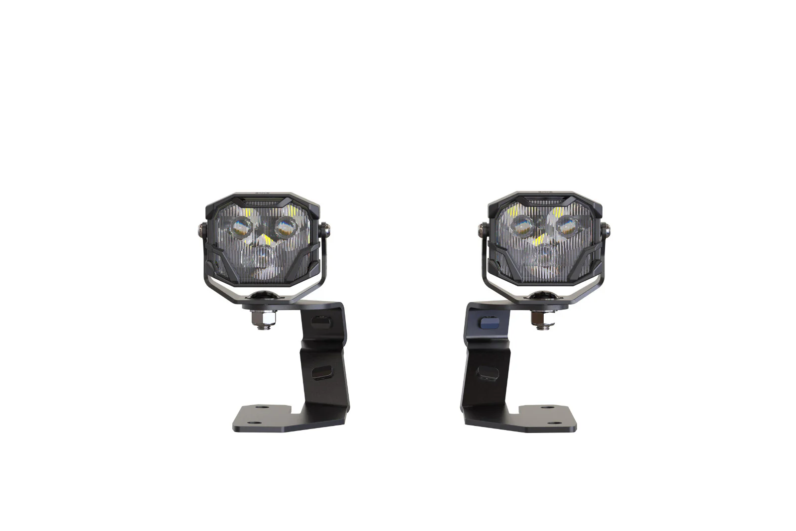 Morimoto 4Banger Ditch Light Kit: 03-10 Cayenne (HXB Yellow Flood Beam) - Image 2