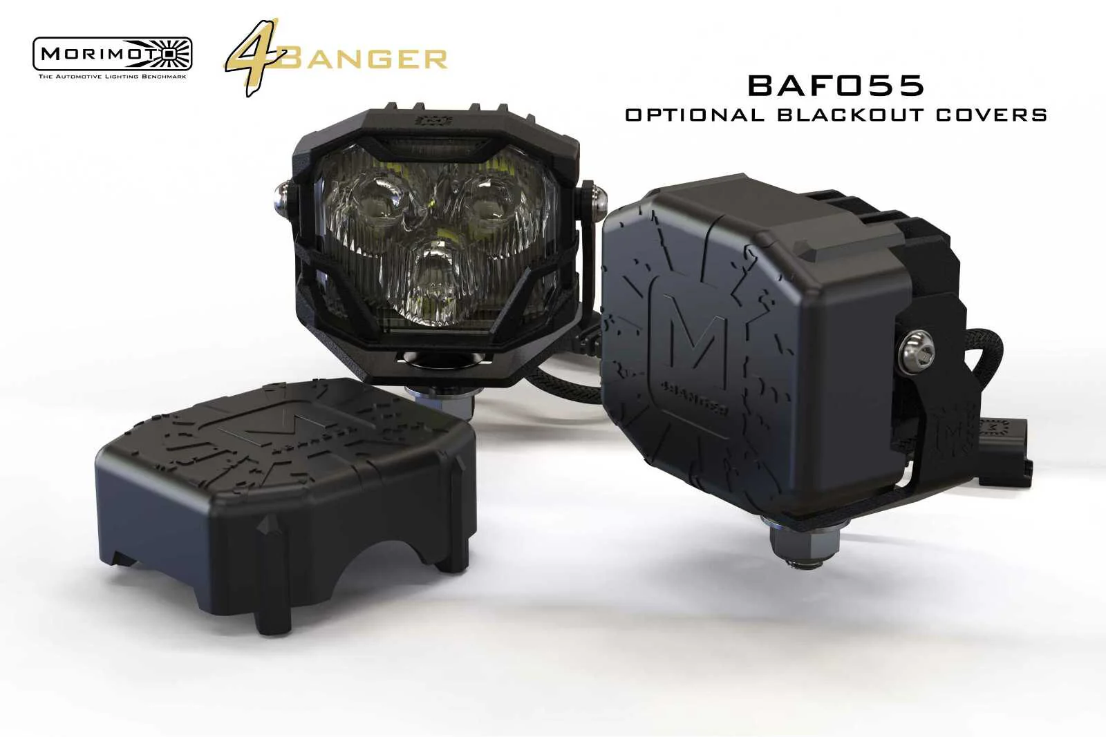 Morimoto 4Banger Ditch Light Kit: 2019+ Ram 1500 (NCS White SAE Wide Beam) - Image 5