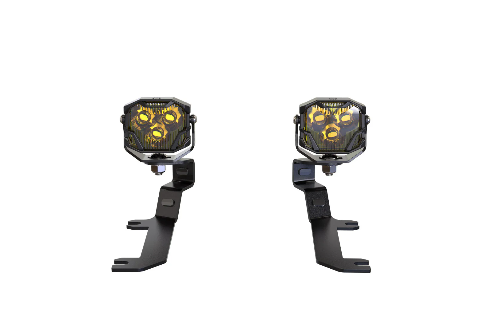 Morimoto 4Banger Ditch Light Kit: 2019+ Silverado 1500 (NCS White SAE Wide Beam) - Image 2