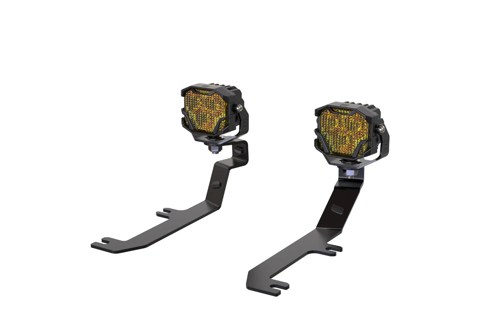 Morimoto 4Banger Ditch Light Kit: 2020+ Sierra HD (NCS Yellow Spot Beam)