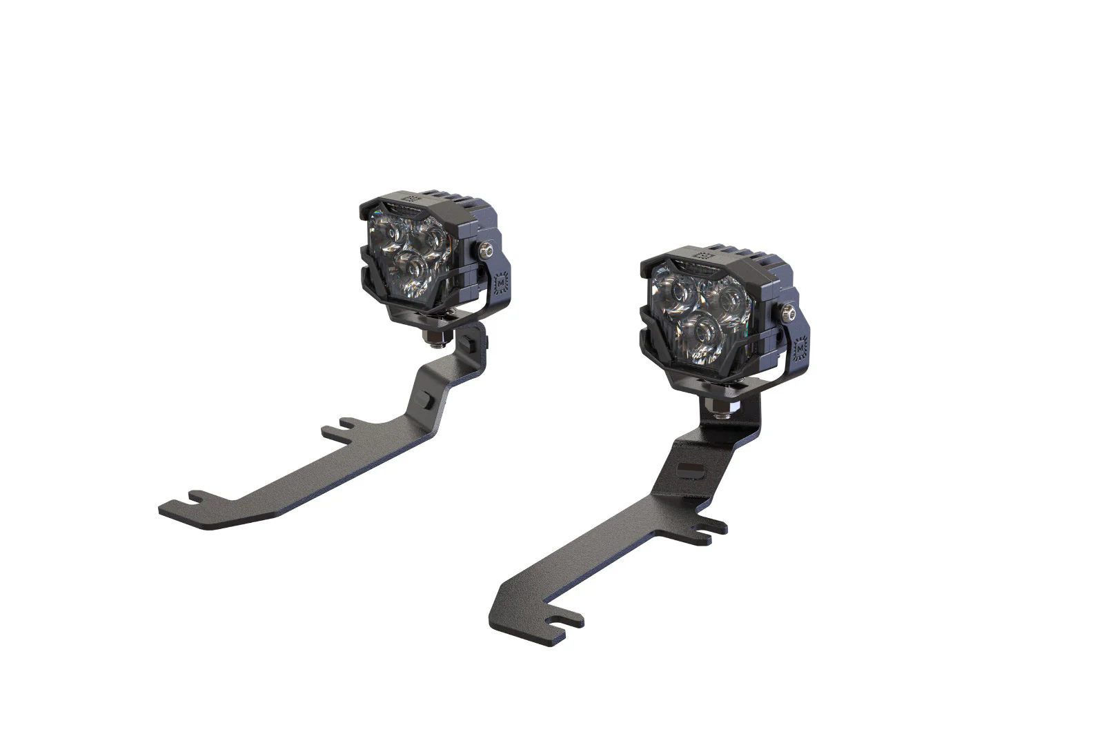 Morimoto 4Banger Ditch Light Kit: 2020+ Silverado HD (HXB White Spot Beam)