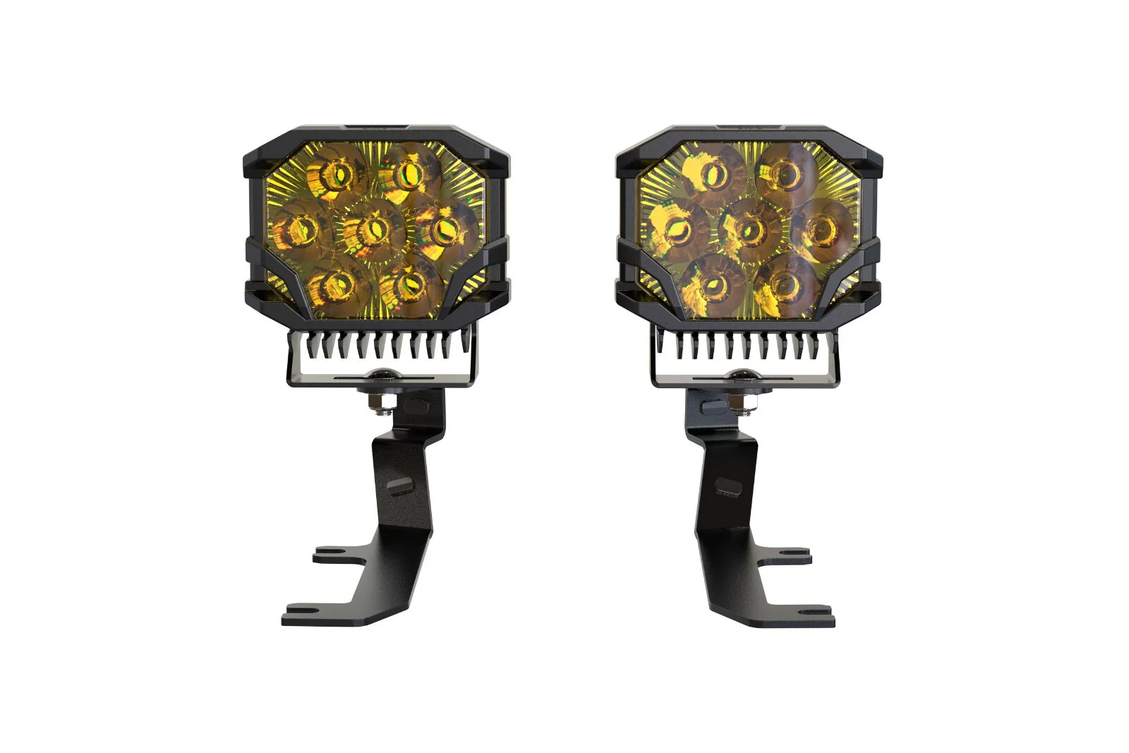 Morimoto BigBanger Ditch Light Kit: 2020+ Sierra HD (HXB Yellow Combo Beam) - Image 2