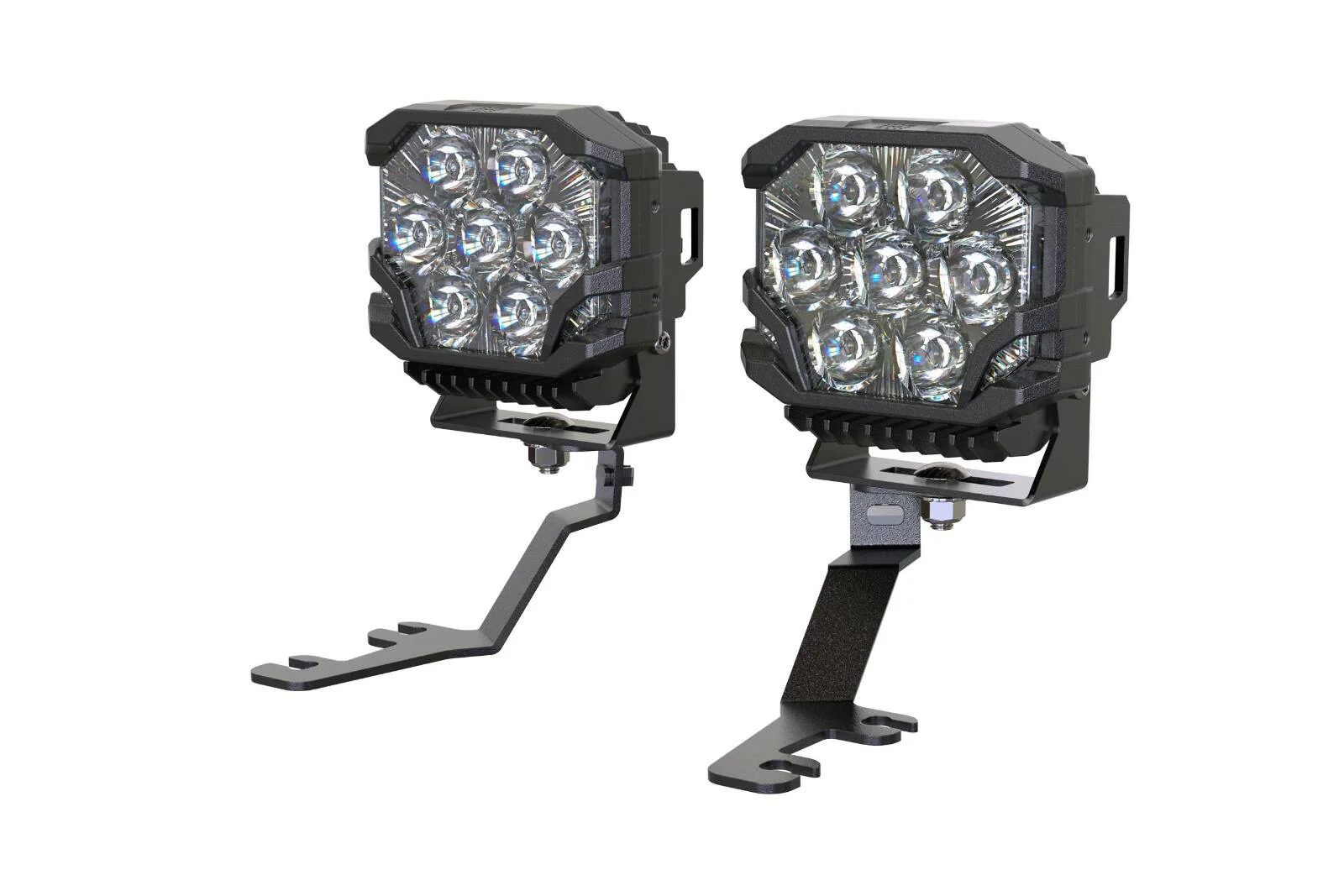 Morimoto BigBanger Ditch Light Kit: 2021+ Bronco Sport (HXB Yellow Combo Beam)