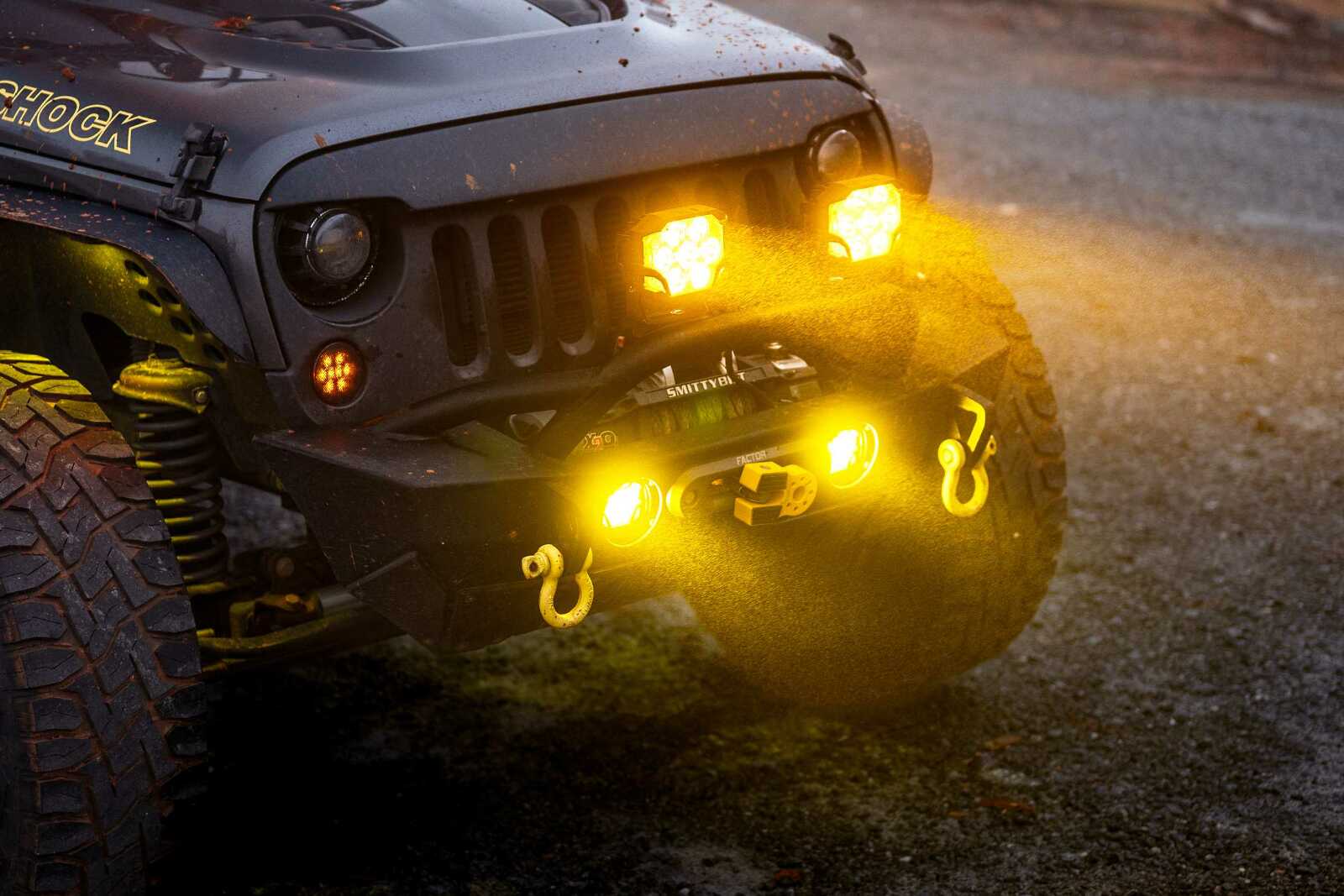 Morimoto BigBanger HXB LED Pod (Combo / Yellow / Each) - Image 5