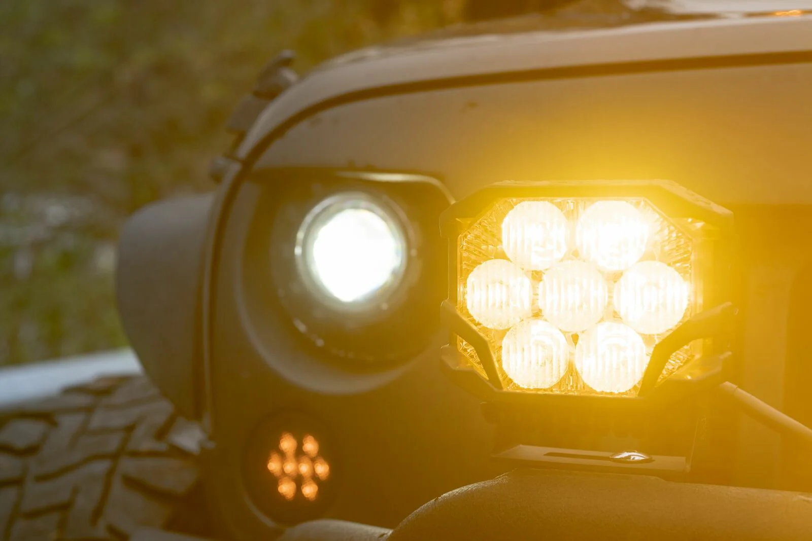 Morimoto BigBanger NCS LED Pod (Combo / Yellow / Each) - Image 8