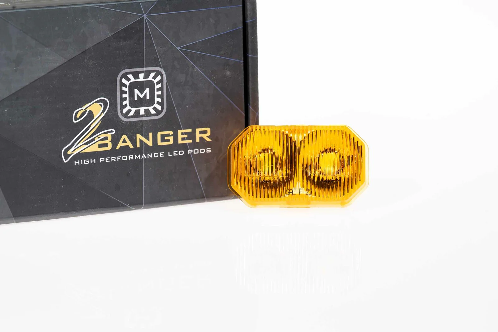 Morimoto Lens Only 2Banger (Yellow, Wide, Each)