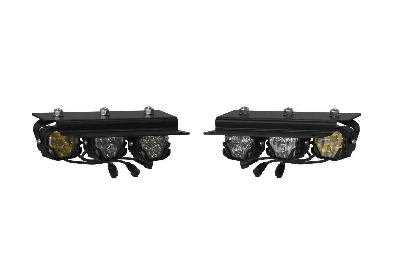 Morimoto Profile Morimoto 4Banger Triple Fog Kit Bronco (21+, Brackets only, Set - Image 2