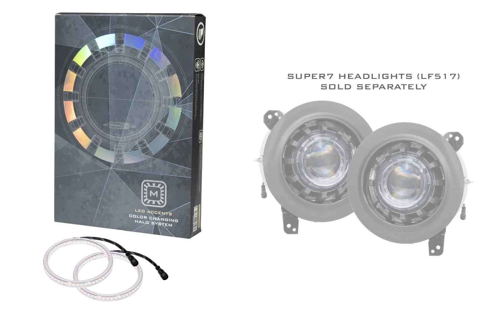 Morimoto Super7 RGBW Halo System Jeep JL/JT (18-24) - Image 2