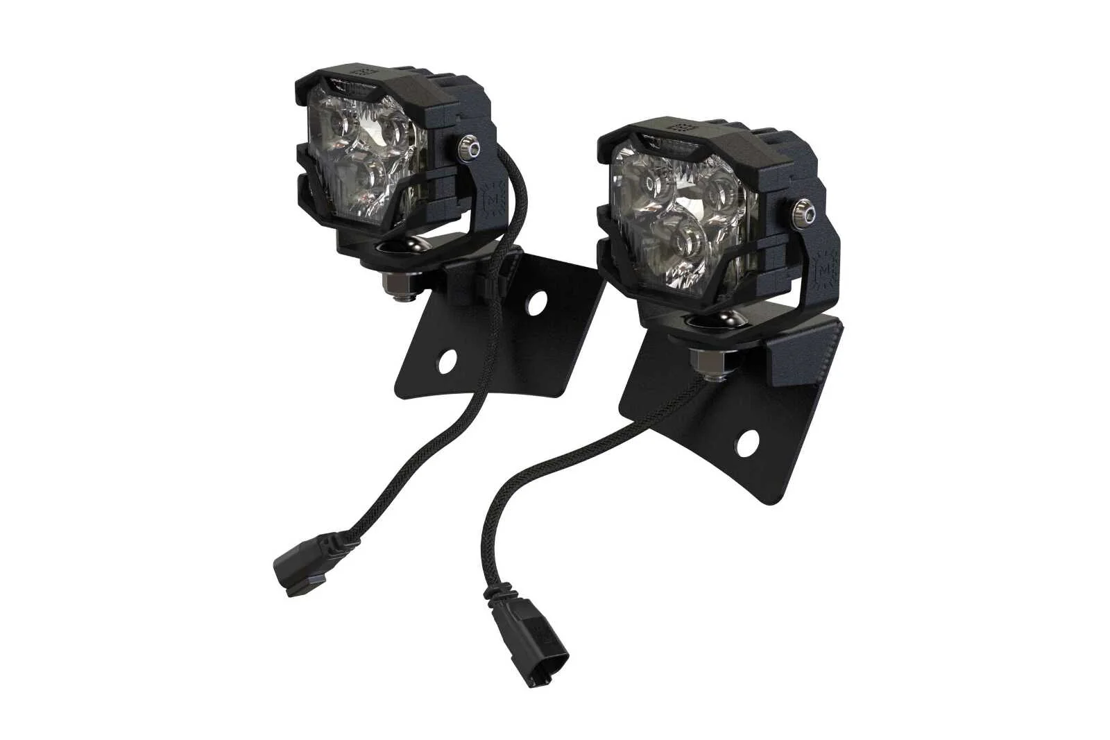 Morimoto XenonDepot Morimoto Ditch Light Brackets Jeep JK (07-18, Set)
