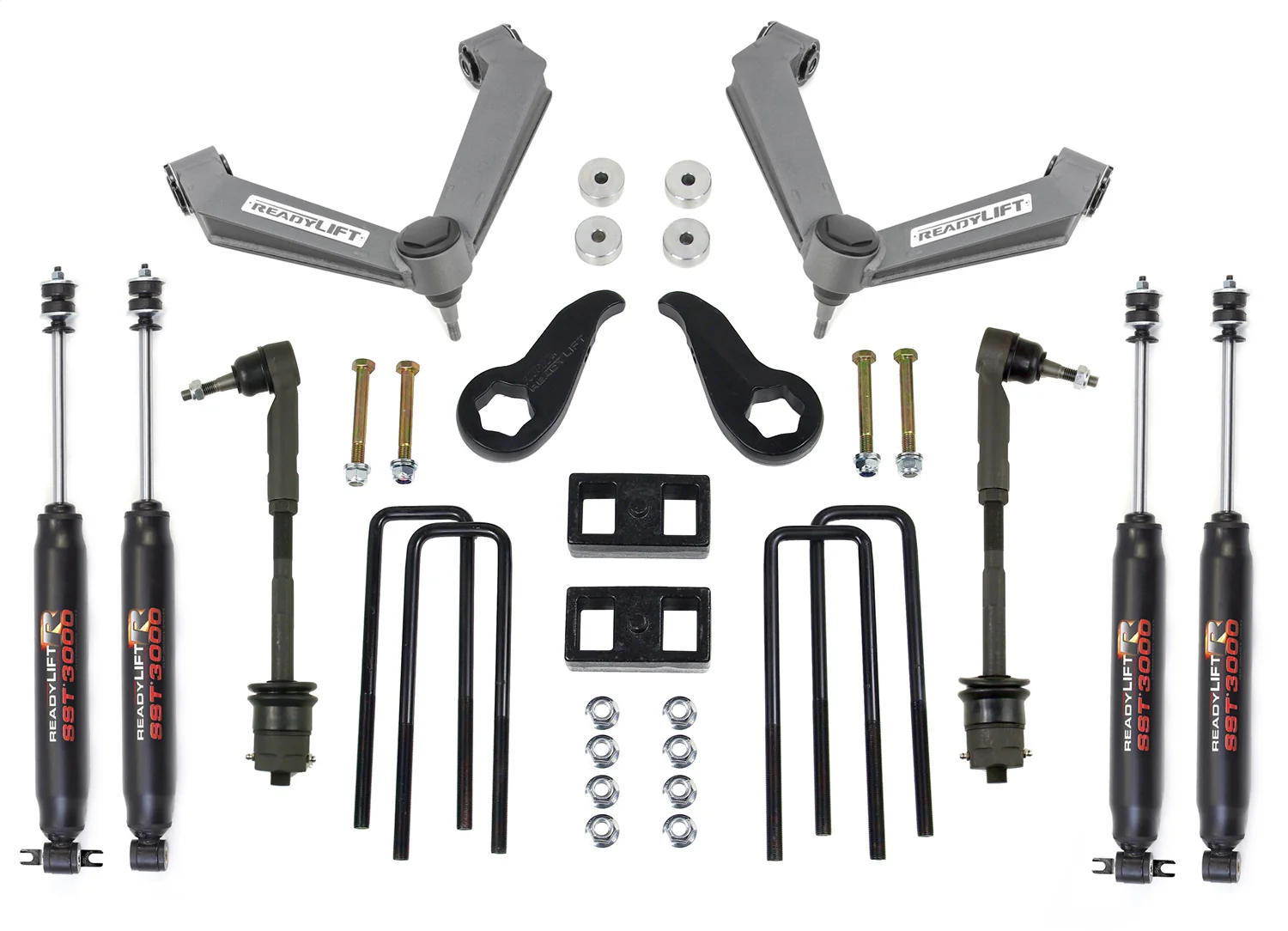 ReadyLift 3.5"F 2"R SST Lift Kit- GM Silverado Sierra 2500HD Shocks & UCAs 11-19