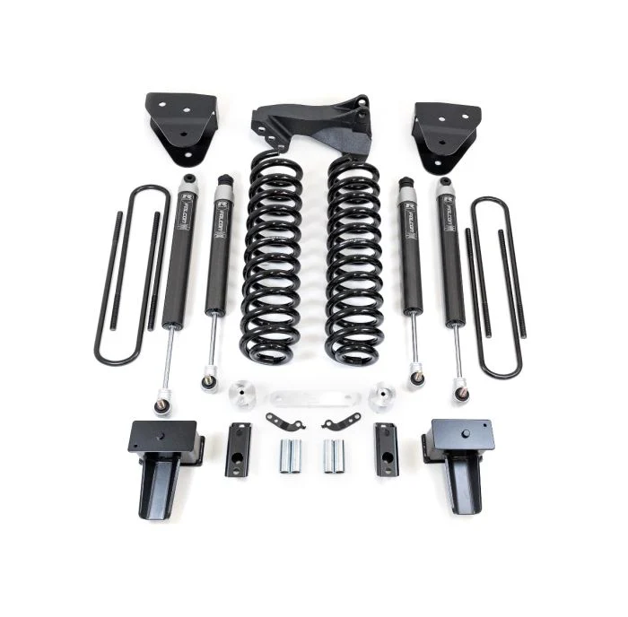 ReadyLift 4" Lift Kit w/Falcon for Ford Diesel 17-22 F-350 F-250 w/Ovld
