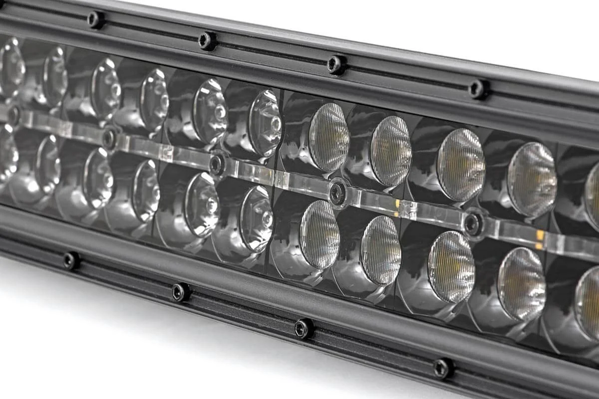 Rough Country 12-inch Cree LED Light Bar-Dual Row Black Series w/ Cool White DRL 70912BD - Image 3