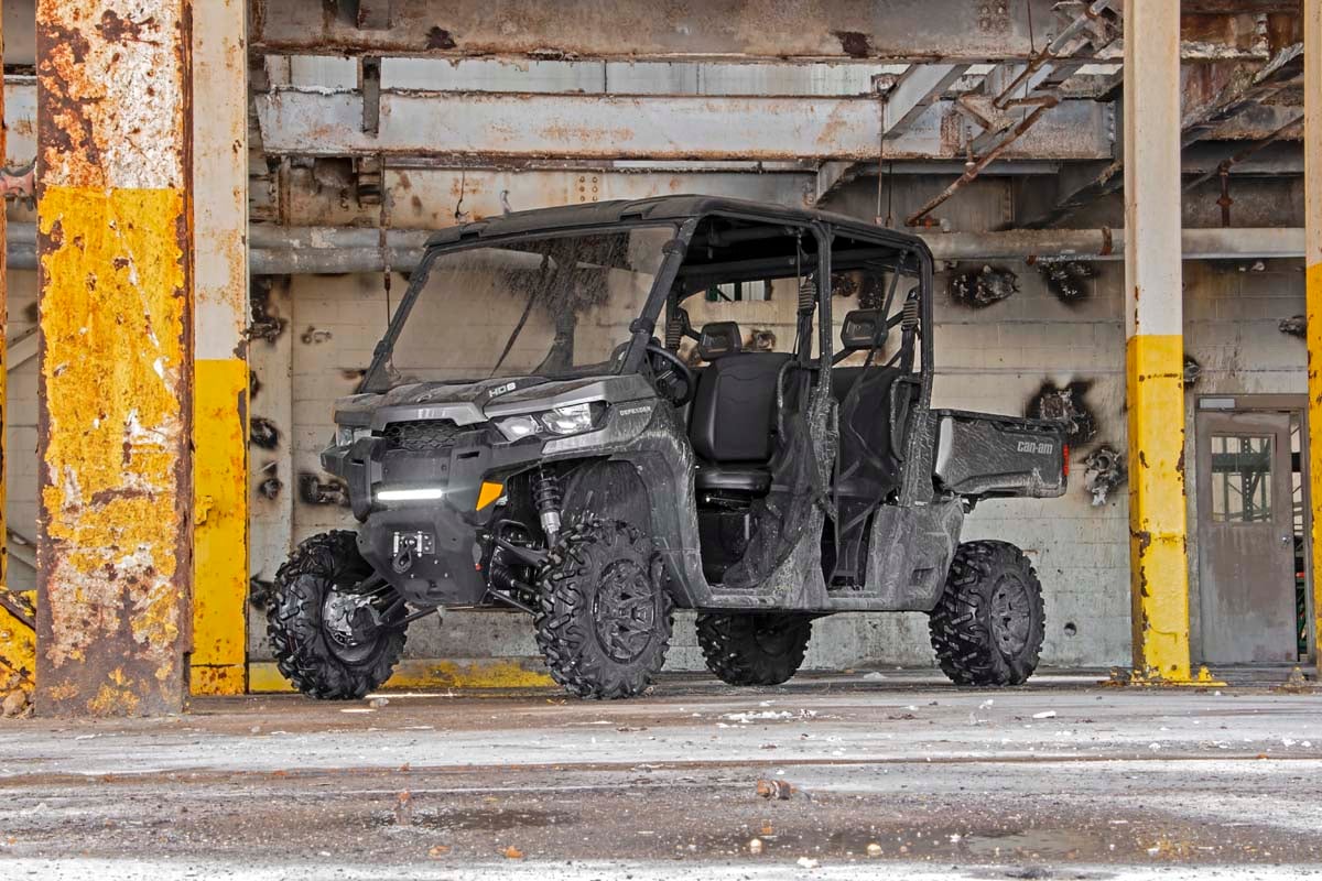 Rough Country 12" Recessed LED Kit BLK Ser w/White DRL Can-Am De 16-20 97004 - Image 4