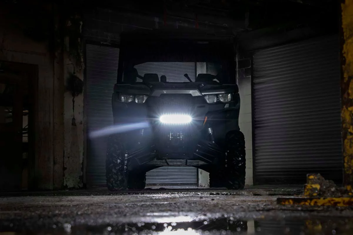 Rough Country 12" Recessed LED Kit BLK Ser w/White DRL Can-Am De 16-20 97004 - Image 6