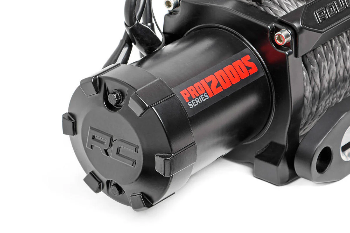 Rough Country 12000lb Pro Series Electric Winch Steel Cable PRO12000 - Image 4