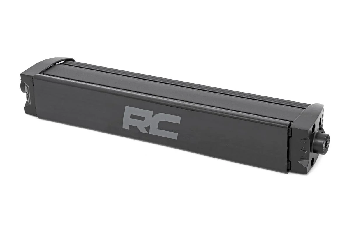 Rough Country 12"Cree LED Light Bar-Single Row Black Series w/ Cool White DRL 70712BLDRL - Image 2