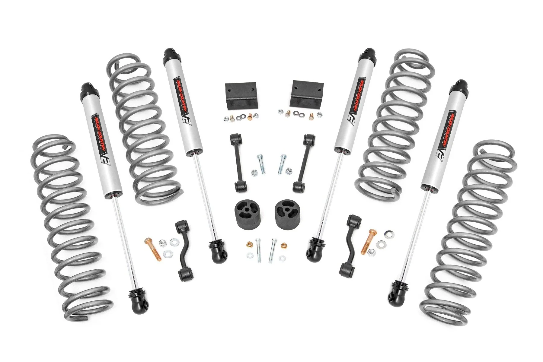 Rough Country 2.5" For Jeep Wrangler JL-2 Dr Suspension Lift Kit w/V2 Shocks 18- 91370