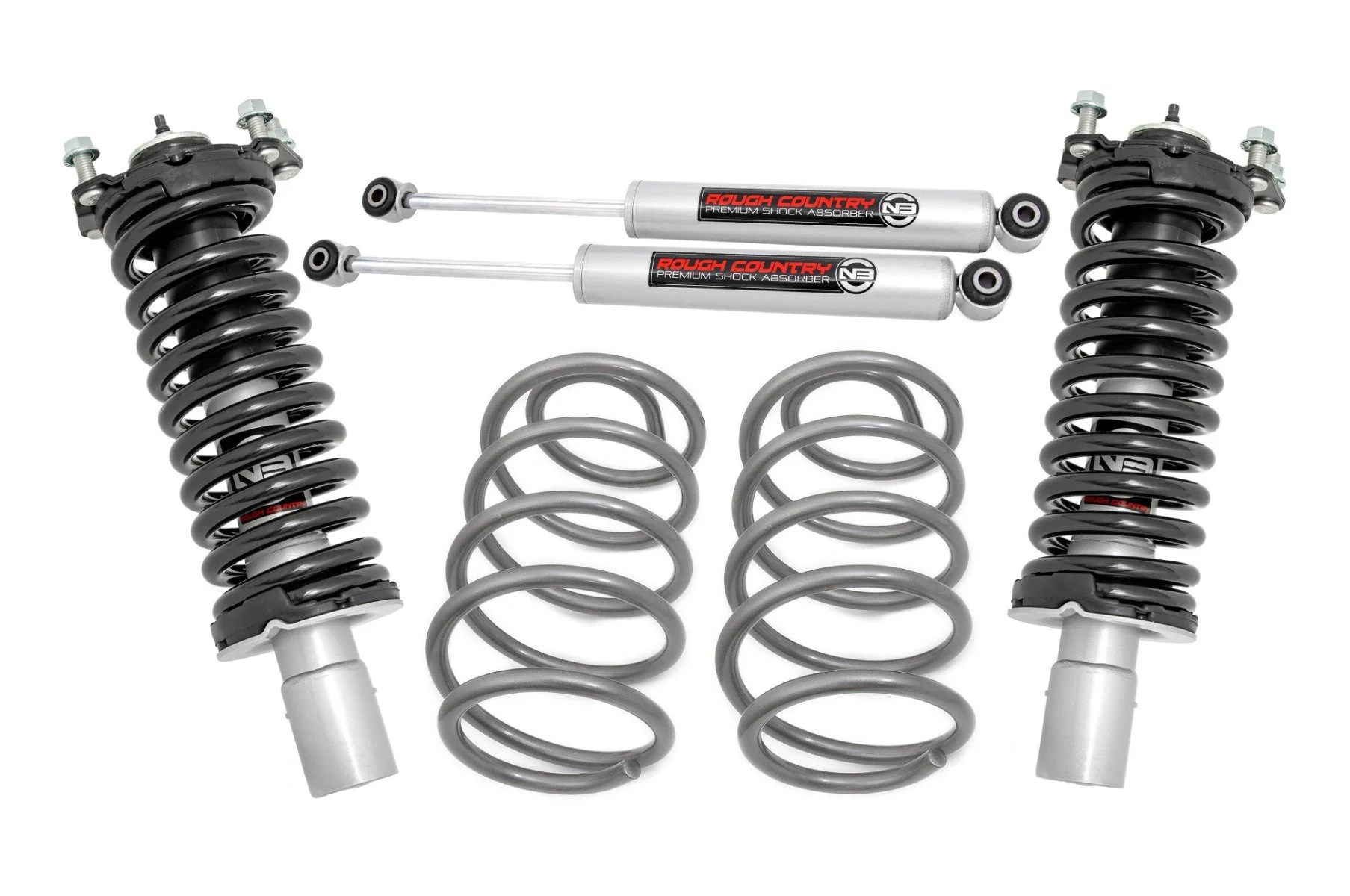 Rough Country 2.5 Inch Lift Kit for Jeep Liberty KK 4wd (2008-2012) 68731