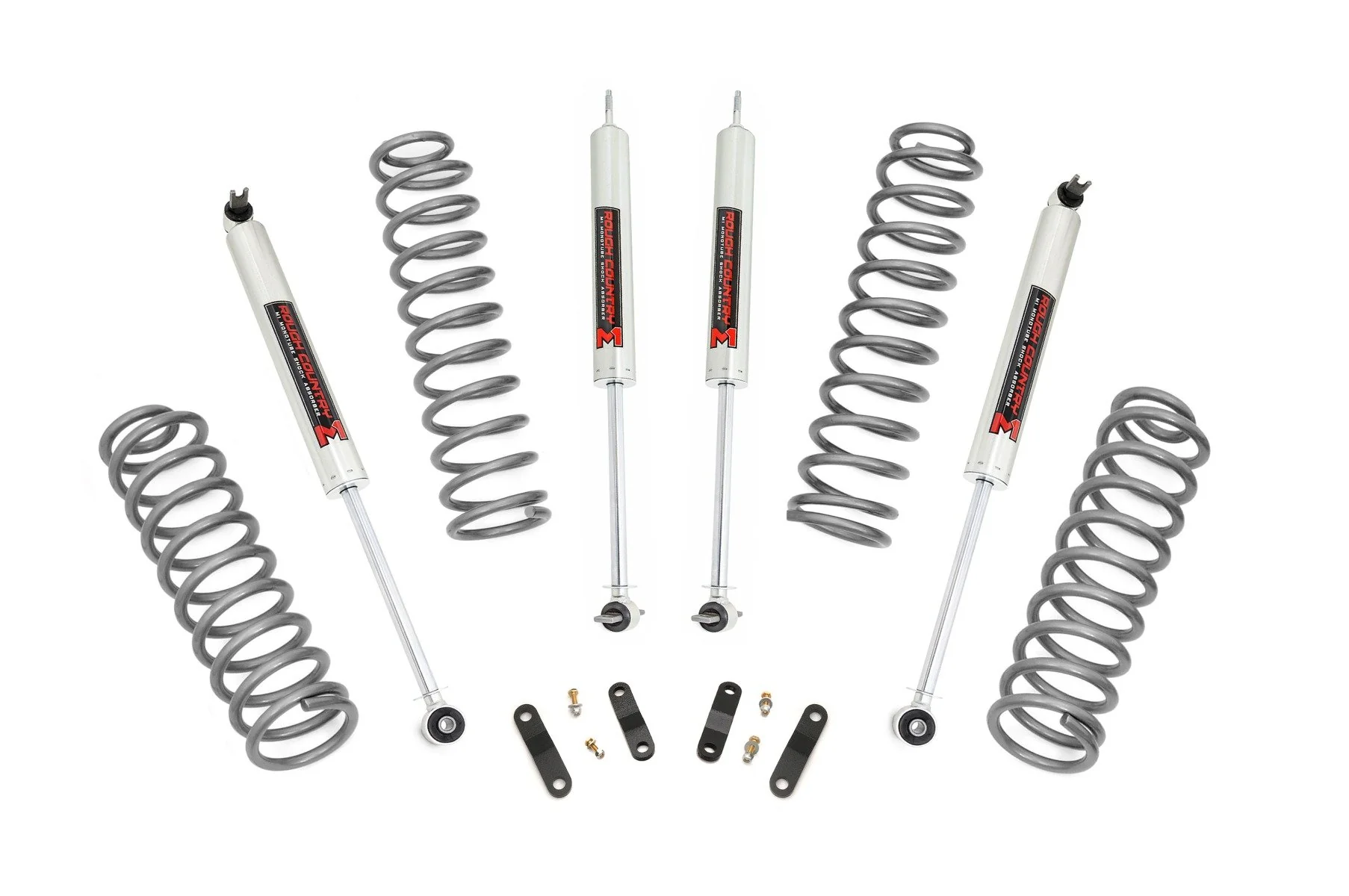 Rough Country 2.5" Lift Kit Coils M1 For Jeep Wrangler JK 4wd 07-18 67840