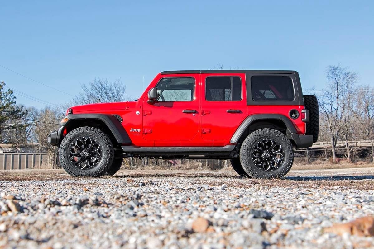 Rough Country 2.5" Susp Lift Kit w/Springs Shocks for Wrangler JLU 18-25 67731 - Image 4