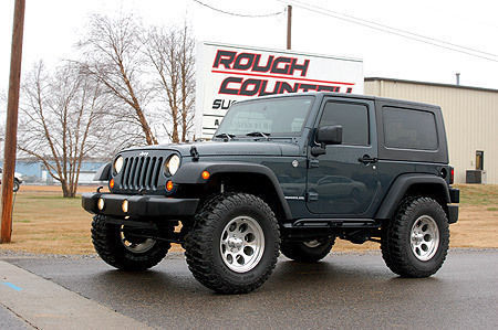 Rough Country 2.5" Suspension Lift Kit w Shocks for Wrangler JK 07-18 2Dr PERF678 - Image 3