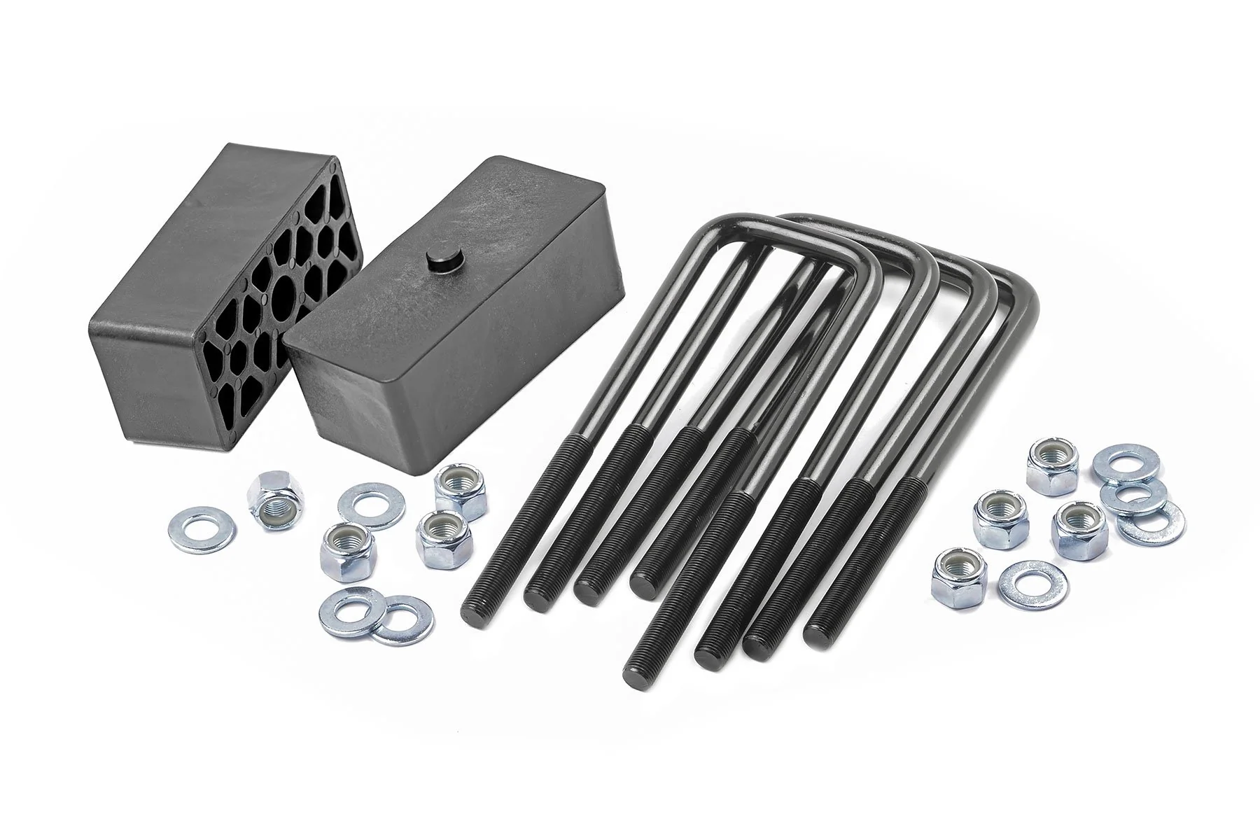 Rough Country 2 Inch Block & U-Bolt Kit for Toyota Tacoma 2WD/4wd 2005-2321 6549