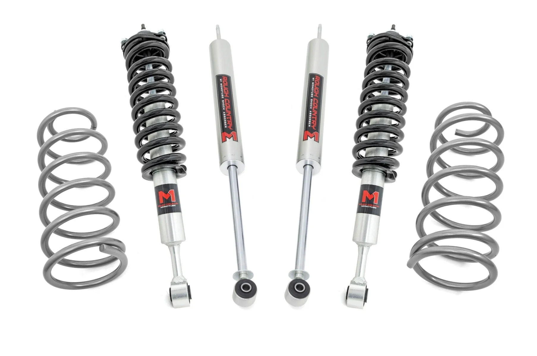 Rough Country 2 Inch Lift Kit RR Coils M1 Struts for Toyota 4Runner 4wd 10-23 76744