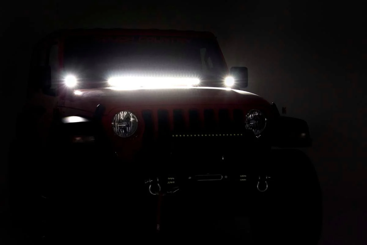 Rough Country 2" LED Cube Easy-Mount Kit 18-23Wrangler JL/Gladiator-BLK 70061 - Image 4